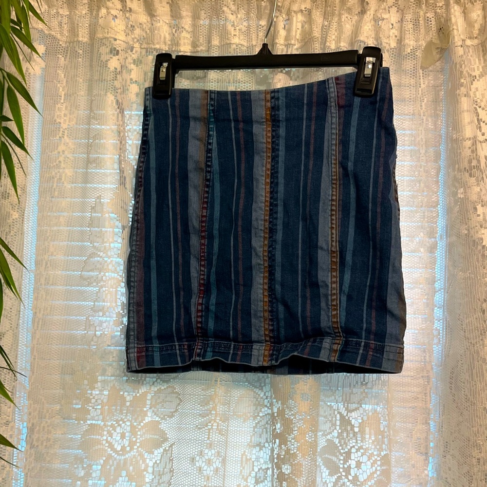 FREE PEOPLE striped skirt